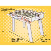 403 AHŞAP MASA MAÇI OYUNU AYAKLI
