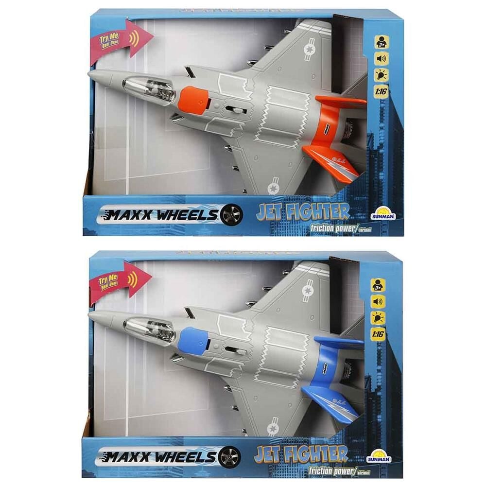 1:16 Maxx Wheels Sesli ve Işıklı Jet Fighter Uçak